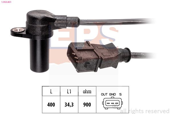 Senzor impulsuri, arbore cotit EPS-1953 851 MDR